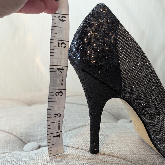 Silver and Black High Heels - Picture 8 of 9